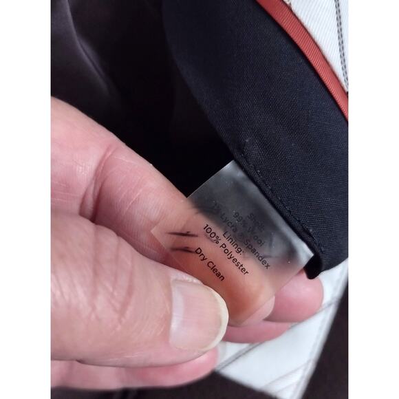 Talbots Signature Straight Brown Wool Spandex Blend Trouser Pant Size 10 - Picture 10 of 11